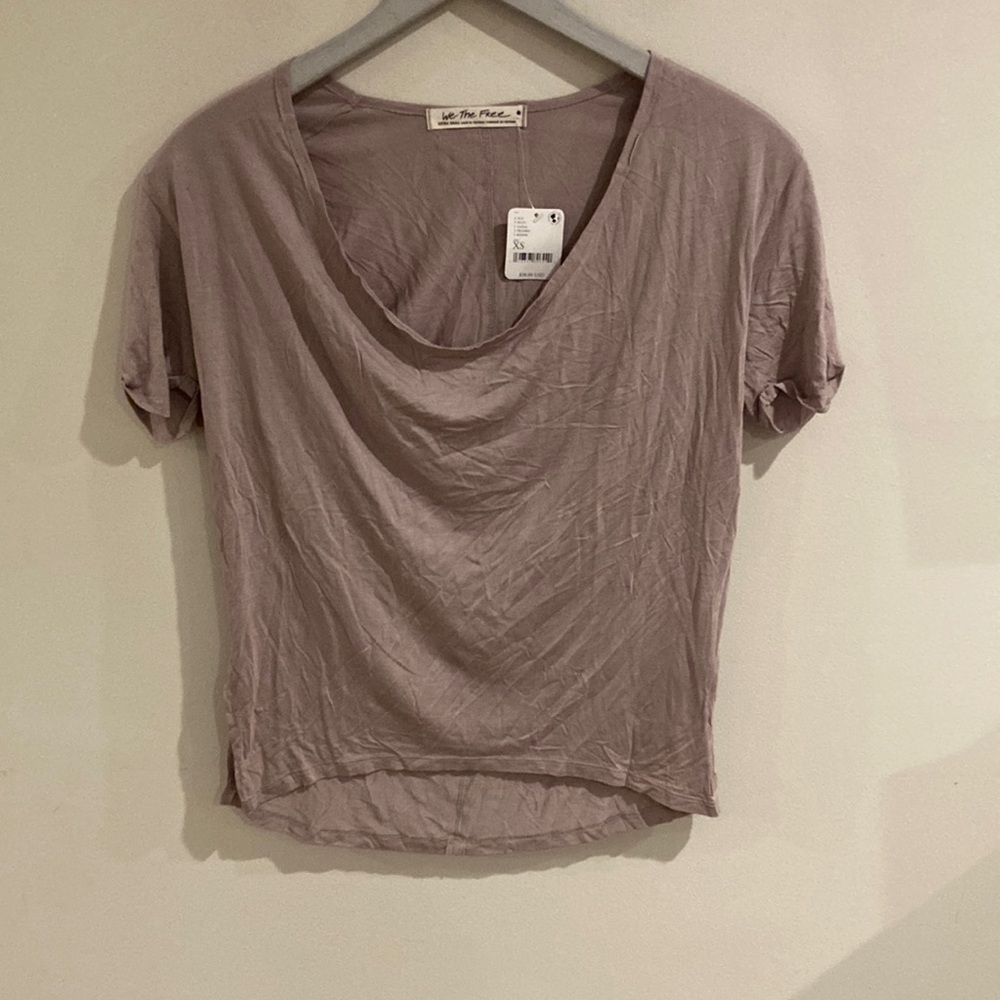We The Free oversized Scoop Neck Tee XS